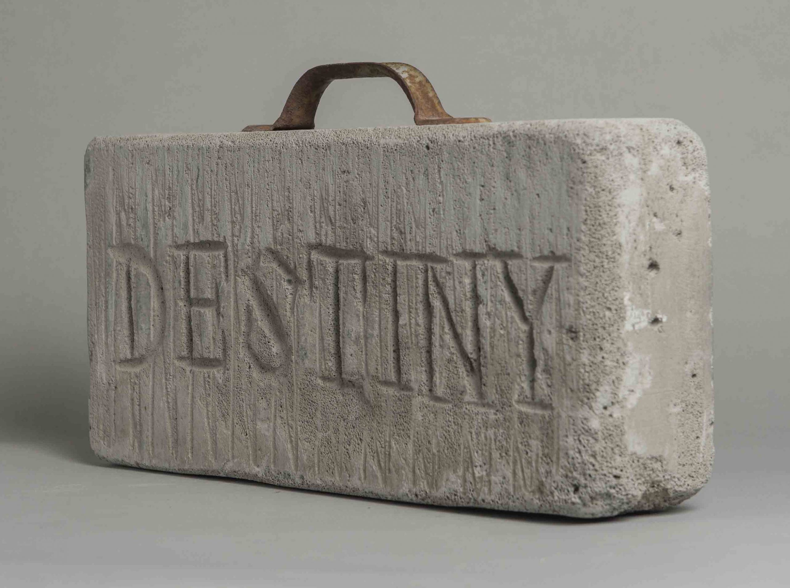 George Wyllie artwork referencing the Stone of Destiny. Copyright Smith Museum and Art Gallery, Stirling